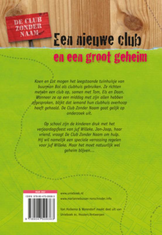 Een nieuwe club en een groot geheim / Koen en Lot achterkant