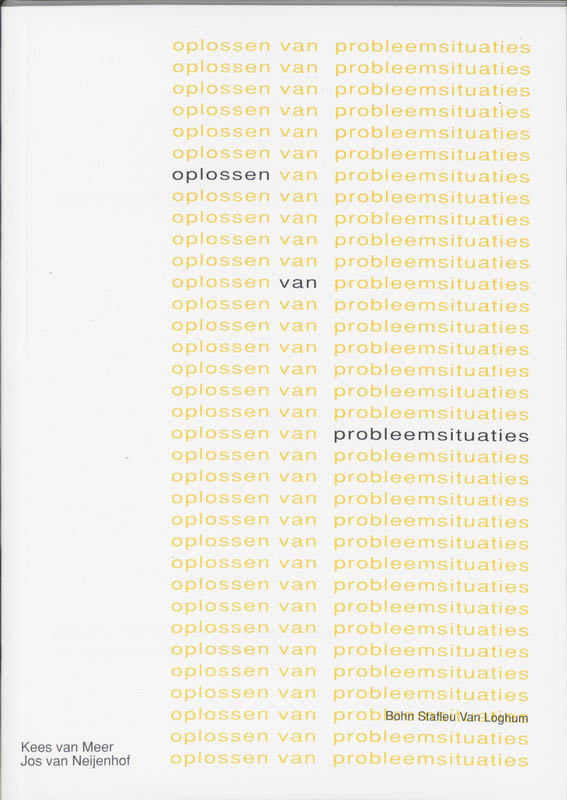 Oplossen van probleemsituaties / Skillslab-serie