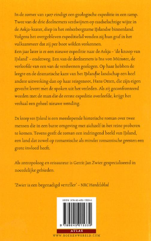 De knoop van IJsland achterkant