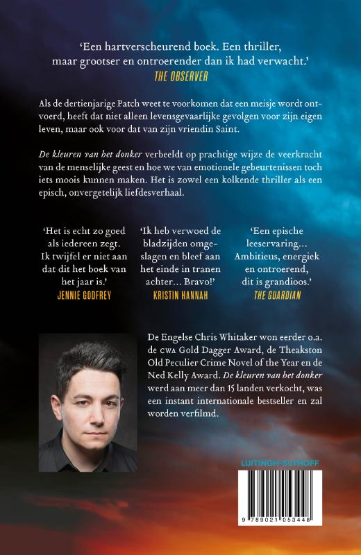 De kleuren van het donker achterkant