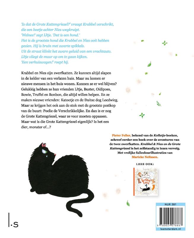Krabbel & Nies en de grote kattengriezel / Krabbel & Nies de avonturen van twee zwerfkatten achterkant