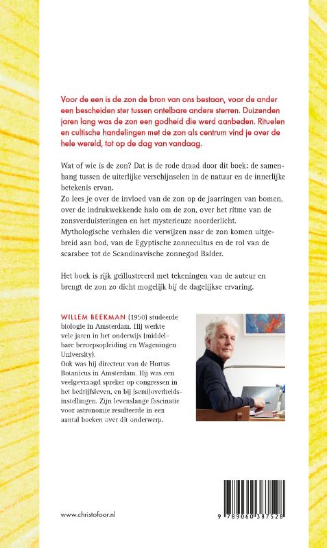 Ode aan de zon achterkant