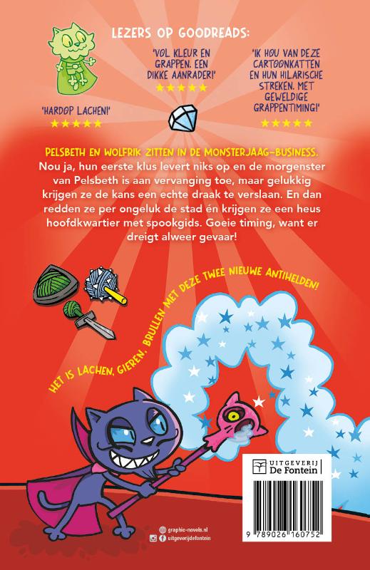 Het snode plan van Rarius / Kat tegen kwaad / 1 achterkant