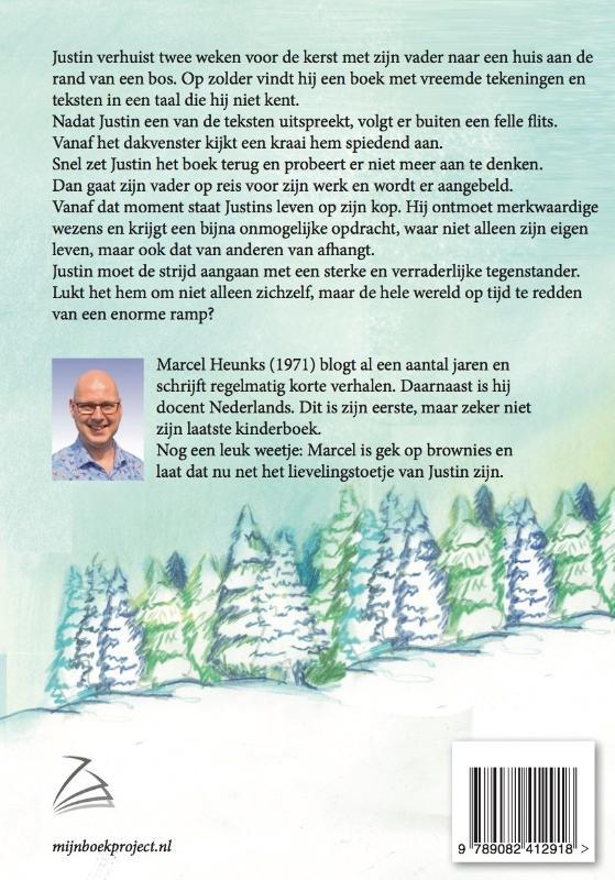 Justin en de boom van oorsprong Justin en de boom van oorsprong achterkant