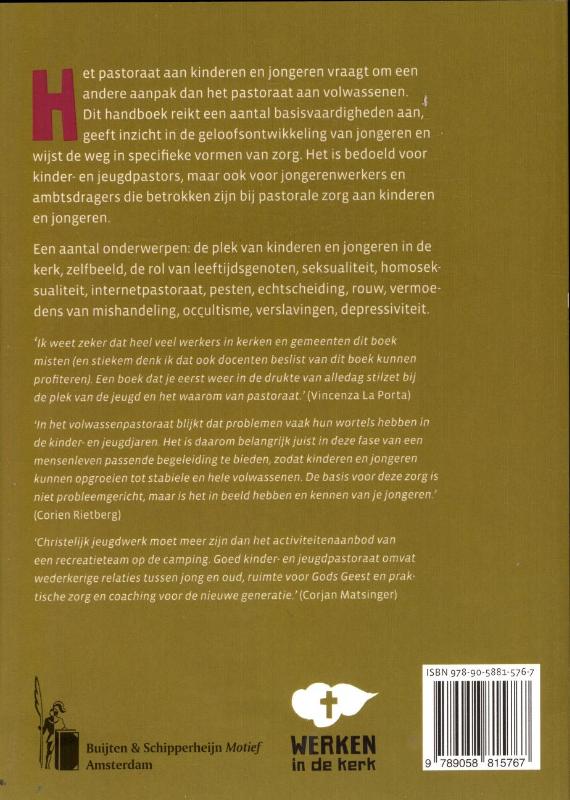 Handboek voor kinder- en jeugdpastoraat Handboek voor kinder- en jeugdpastoraat achterkant