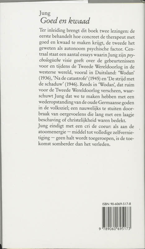 De kleine Jung-bibliotheek  -   Goed en kwaad achterkant