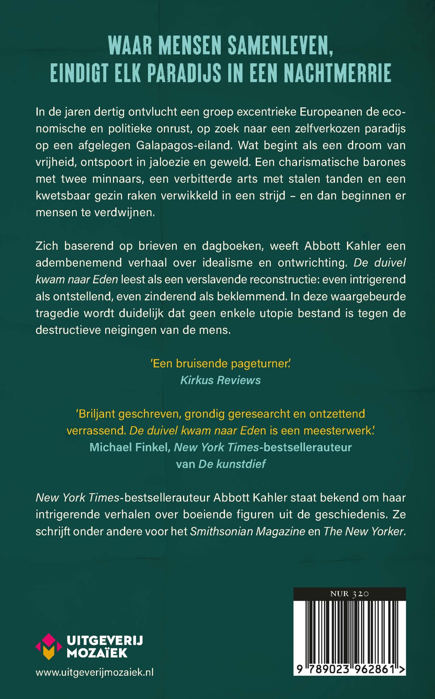 De duivel kwam naar Eden achterkant