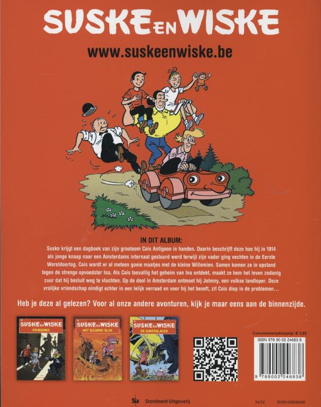 Suske de rat / Suske en Wiske / 319 achterkant