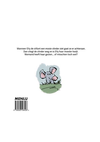 Mamma! Waar ben je? / Elly de olifant achterkant