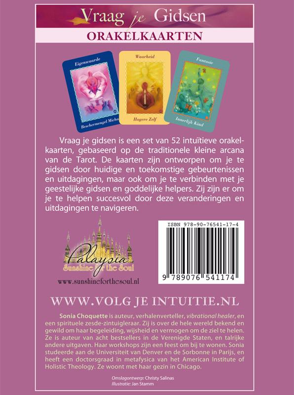 Vraag je gidsen orakelkaarten achterkant