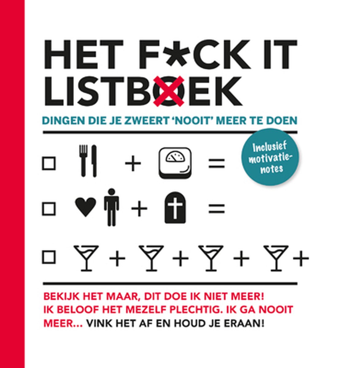 Het fuck it listboek