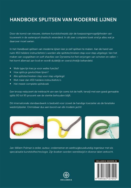Handboek splitsen van moderne lijnen achterkant