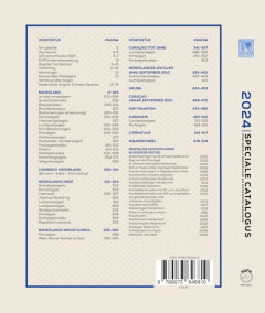 Speciale NVPH postzegelcatalogus Nederland en Overzeese Rijksdelen 2024 / Postzegelcatalogus achterkant