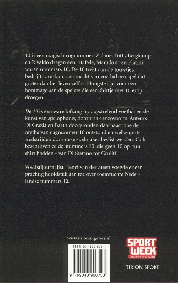 De 10 achterkant