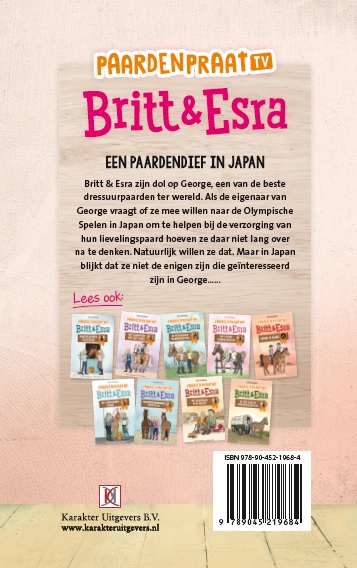 Een paardendief in Japan / Paardenpraat tv Britt & Esra / 10 achterkant