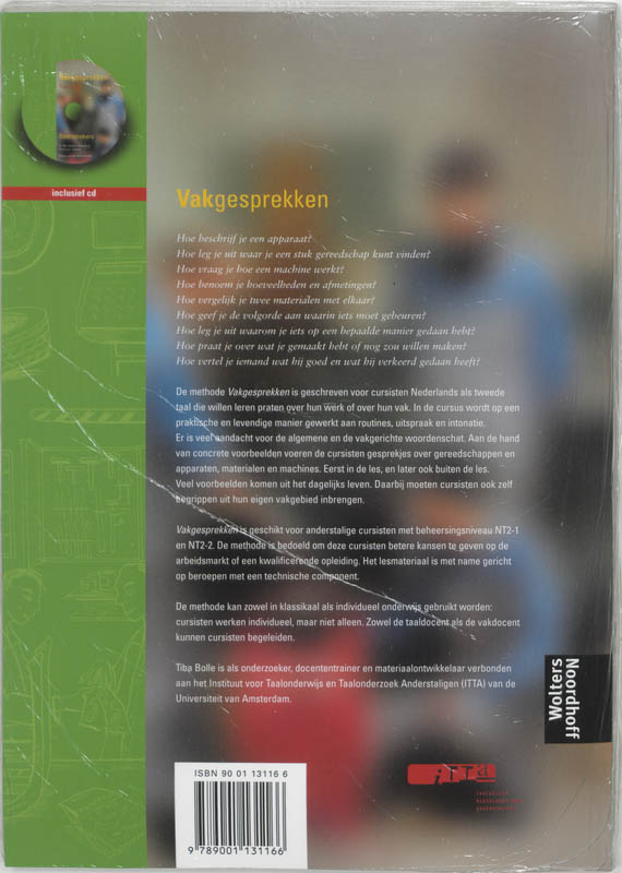 Vakgesprekken + CD achterkant