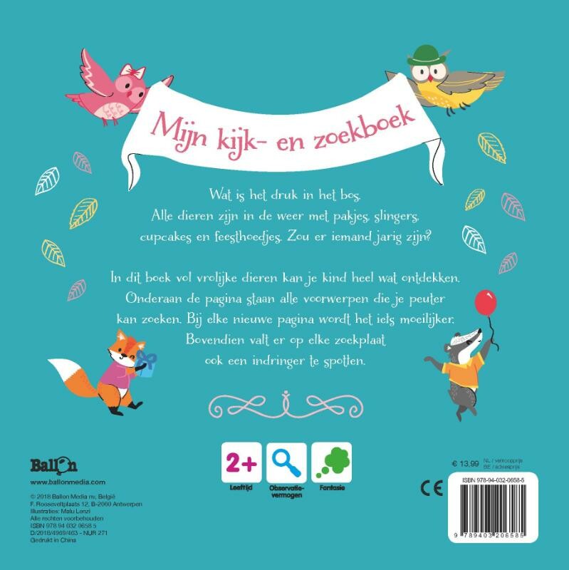 Hiep hiep hoera! / Mijn kijk- en zoekboek achterkant