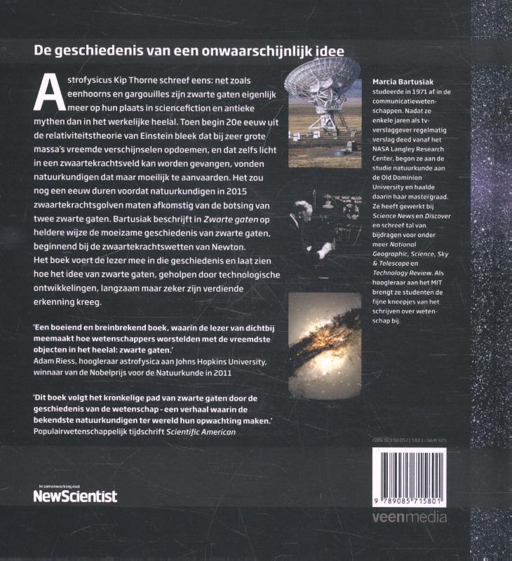 Zwarte gaten / Wetenschappelijke bibliotheek / 136 achterkant