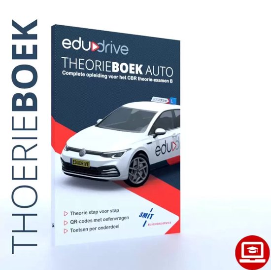 Theorieboek auto rijbewijs-B 2022- met online oefenexamens Edudrive