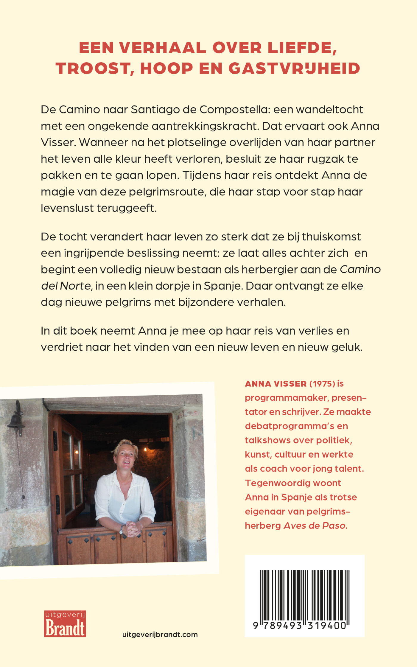 Mijn herberg aan de Camino achterkant