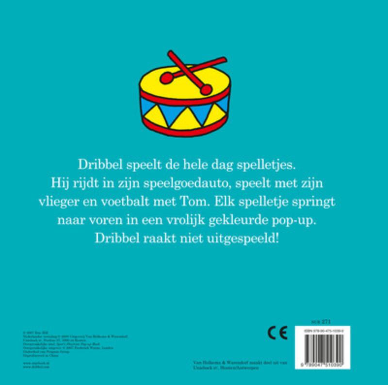 Dribbels spelletjes achterkant