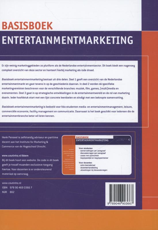 Basisboek entertainmentmarketing achterkant