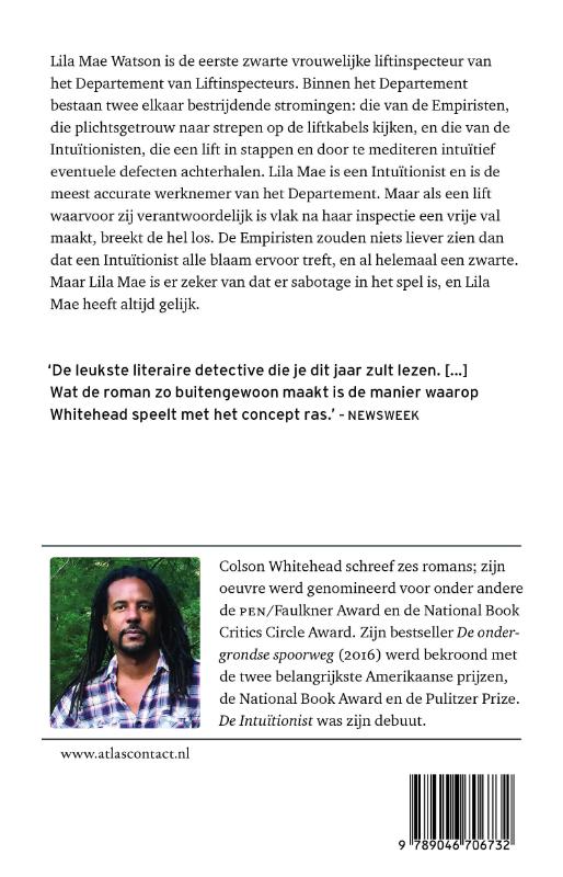 De Intuitionist achterkant