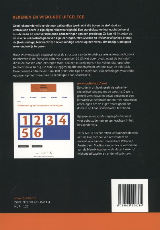 Rekenen en wiskunde uitgelegd Rekenen en wiskunde uitgelegd achterkant