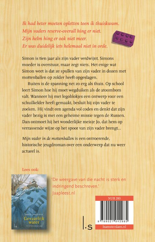 Mijn vader in de mottenballen achterkant