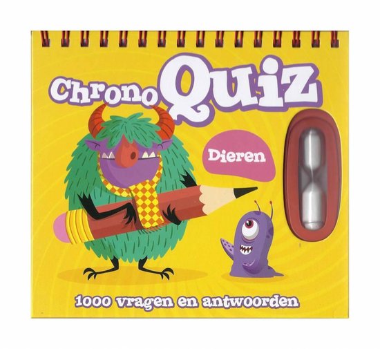 Chroo quiz : 1000 vragen en antwoorden over dieren