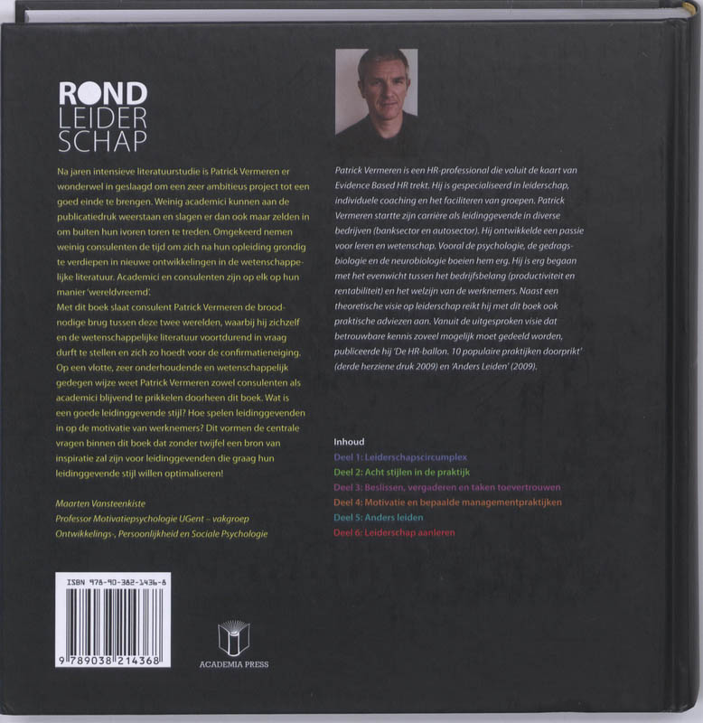 Rond Leiderschap - De Brug Tussen Wetenschap En Praktijk achterkant