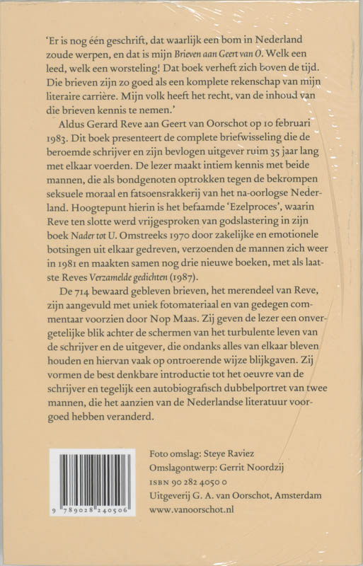 Briefwisseling 1951-1987 achterkant