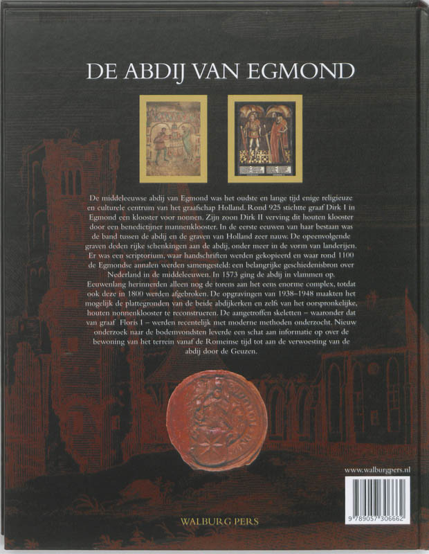 De Abdij Van Egmond achterkant