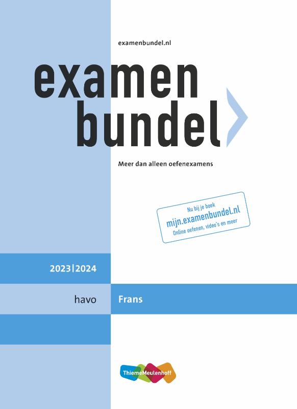 Examenbundel havo Frans 2023/2024