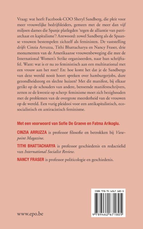 Feminisme voor de 99% achterkant