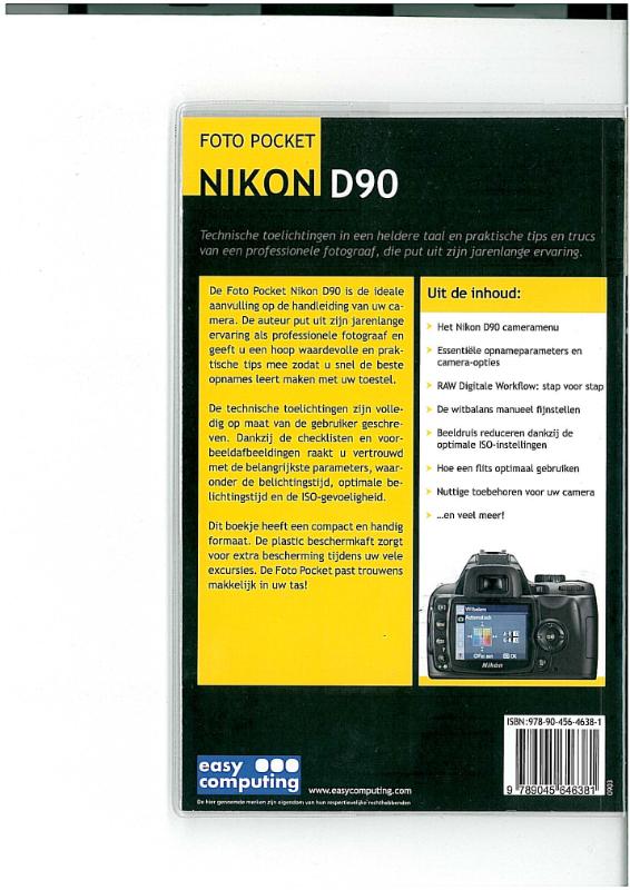 Digitale Fotografie Nikon D90 achterkant