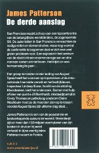 De derde aanslag / Women's Murder Club / 3 achterkant
