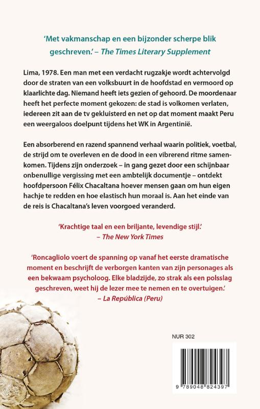 Bloed aan de paal achterkant