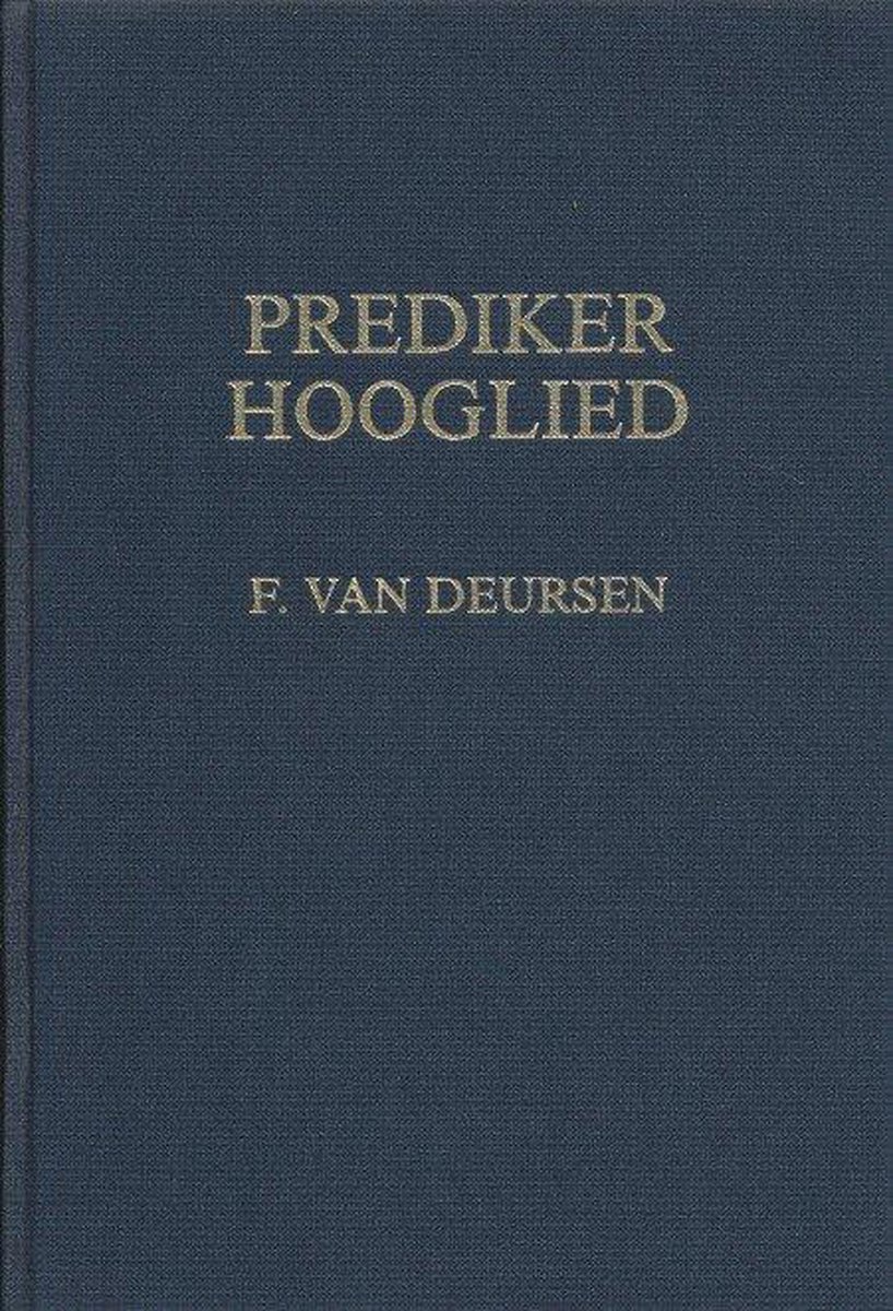 Voorzeide leer prediker hooglied