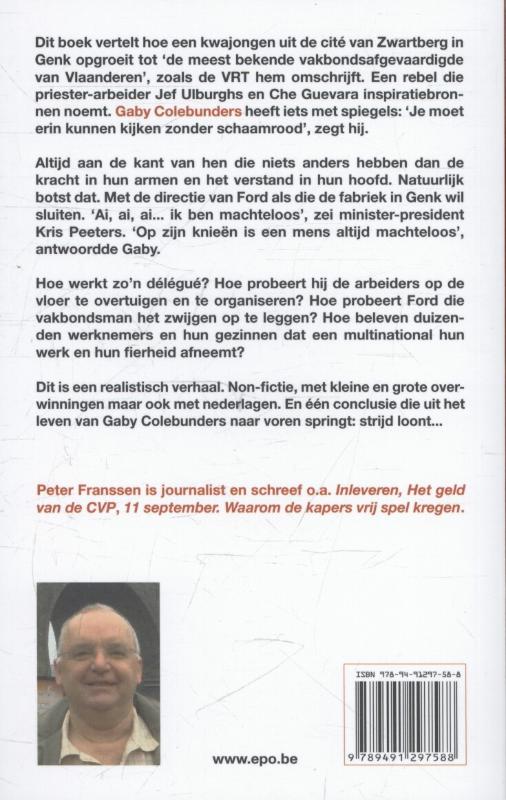 Gaby Colebunders achterkant