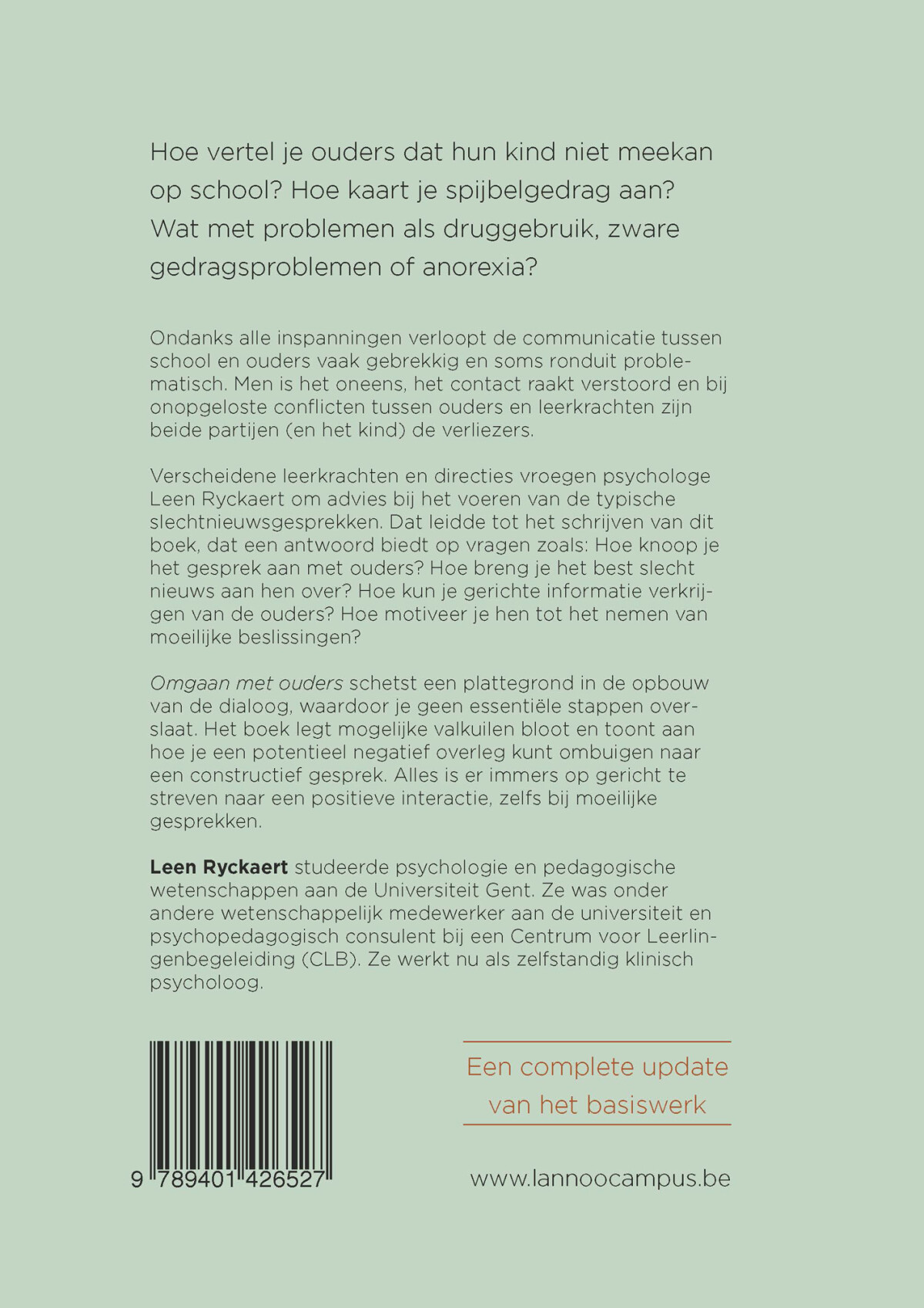 Omgaan met ouders achterkant