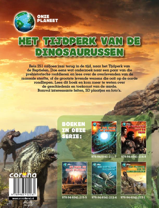 Het tijdperk van de dinosaurussen / Onze Planeet achterkant