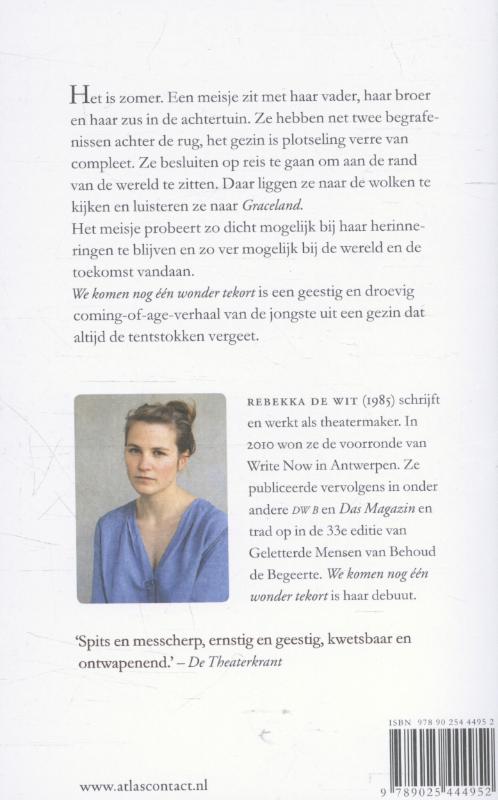 We komen nog één wonder tekort We komen nog één wonder tekort achterkant