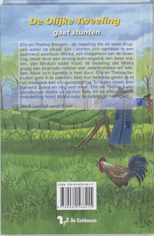 De olijke tweeling gaat stunten / De olijke tweeling De olijke tweeling gaat stunten / De olijke tweeling achterkant