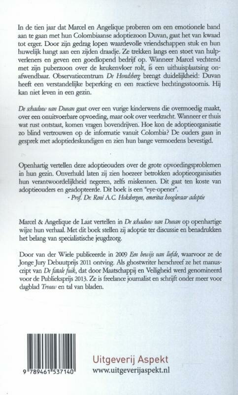 De schaduw van Duvan achterkant