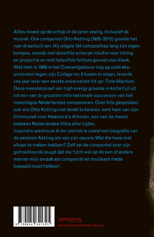 Inspiratie wantrouw ik ten zeerste achterkant
