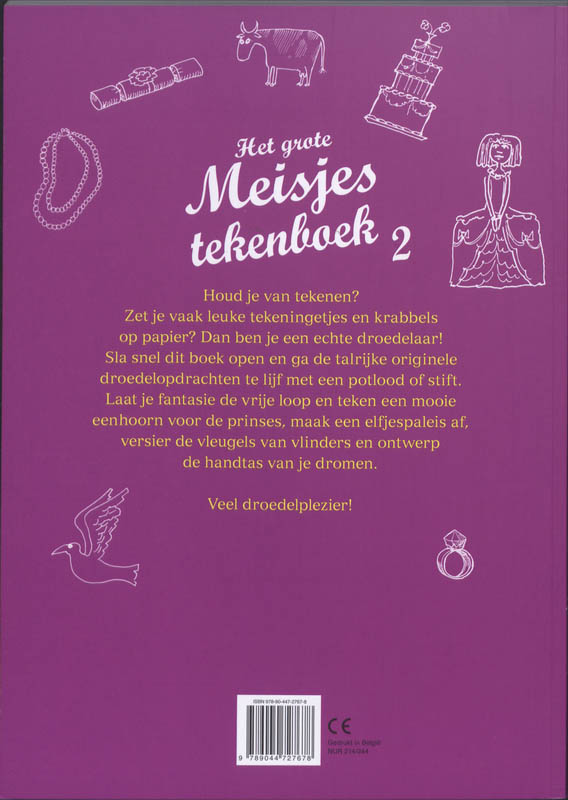 Het super meisjes tekenboek achterkant