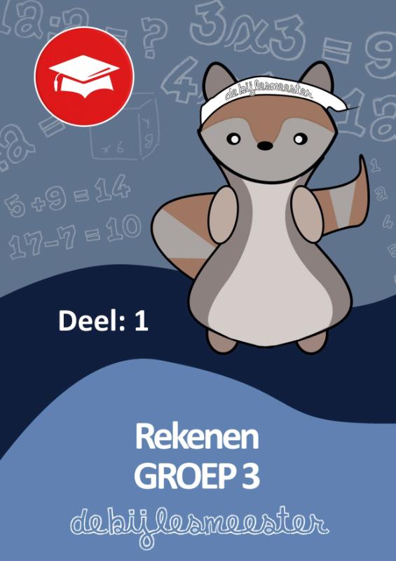 Oefenboeken - De Bijlesmeester - Rekenen - Deel 1 - Groep 3 - Cito - Oefenen - Kinderen - Boeken - Leren - School - Kinderen - Oefenschrift - Studeren - Leuke Teksten - Citotoets - LVS geschikt