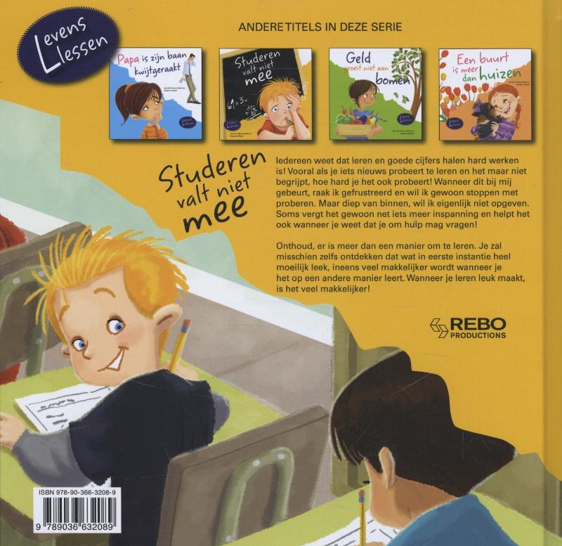 Studeren valt niet mee / Levenslessen Studeren valt niet mee / Levenslessen achterkant