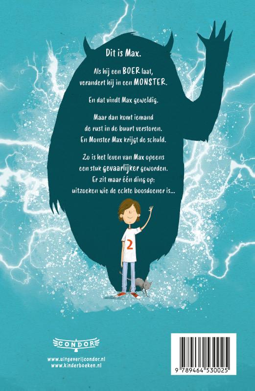 Monster Max en de vergeetmuts / Monster Max / 1 achterkant